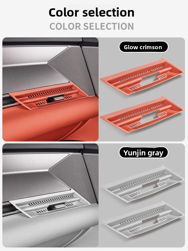 

For BYD Sealion 8 Tang L DM/EV 2Pcs Car Instrument Panel Both Sides Air Outlet Silicone Protective Cover Car Interior Dust Cover