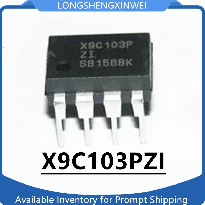 1PCS New X9C103PZI X9C103PZ X9C103P Direct Insertion Package DIP8 Digital Potentiometer IC Original  in Stock