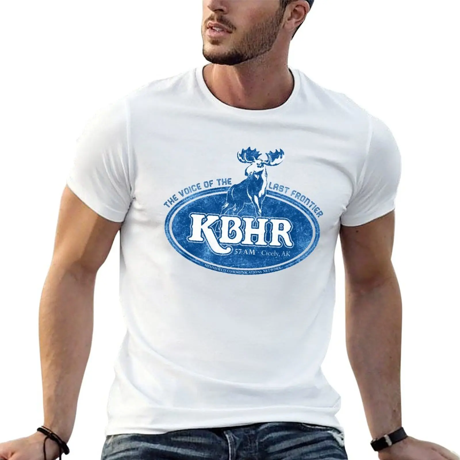 

KBHR – The Voice of the Last Frontier T-Shirt funny t shirts man t shirts for man graphic vintage T-Shirt