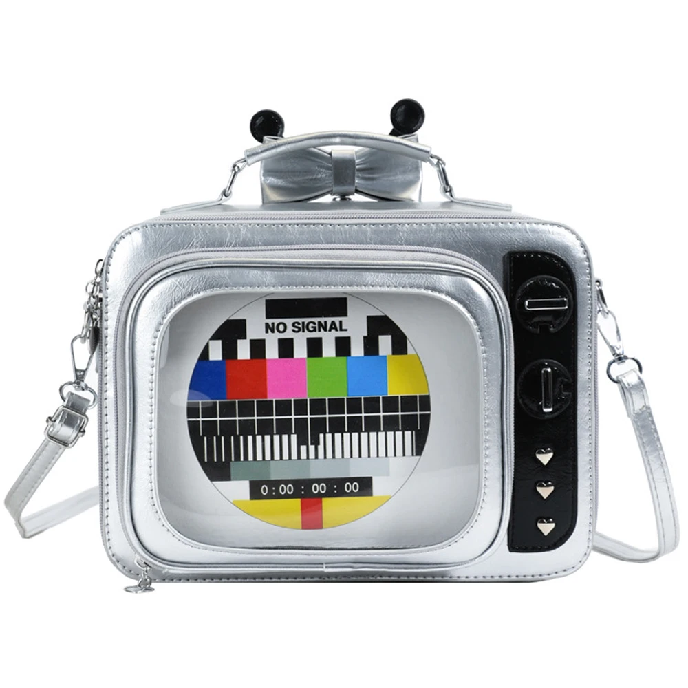 

Japanese Style Retro TV Design Women Backpacks Street Leisure Fashion Trend Shopping Sweet Cool Ladies Large Capacity Backpacks