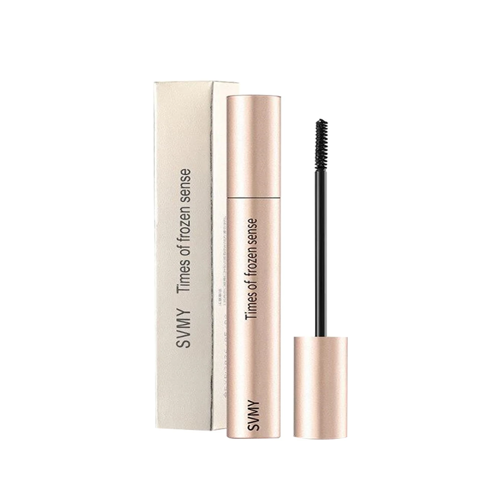 Eyelashes Mascara Silky Eyelashes Natural Slender Black Mascara Beauty Products Small Brush Head Mascara Waterproof Black