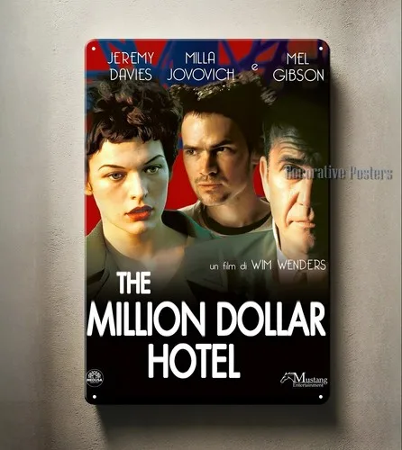The Million Dollar Hotel Movie Metal Poster - Collectable Tin Sign 20x30cm  -Aluminum