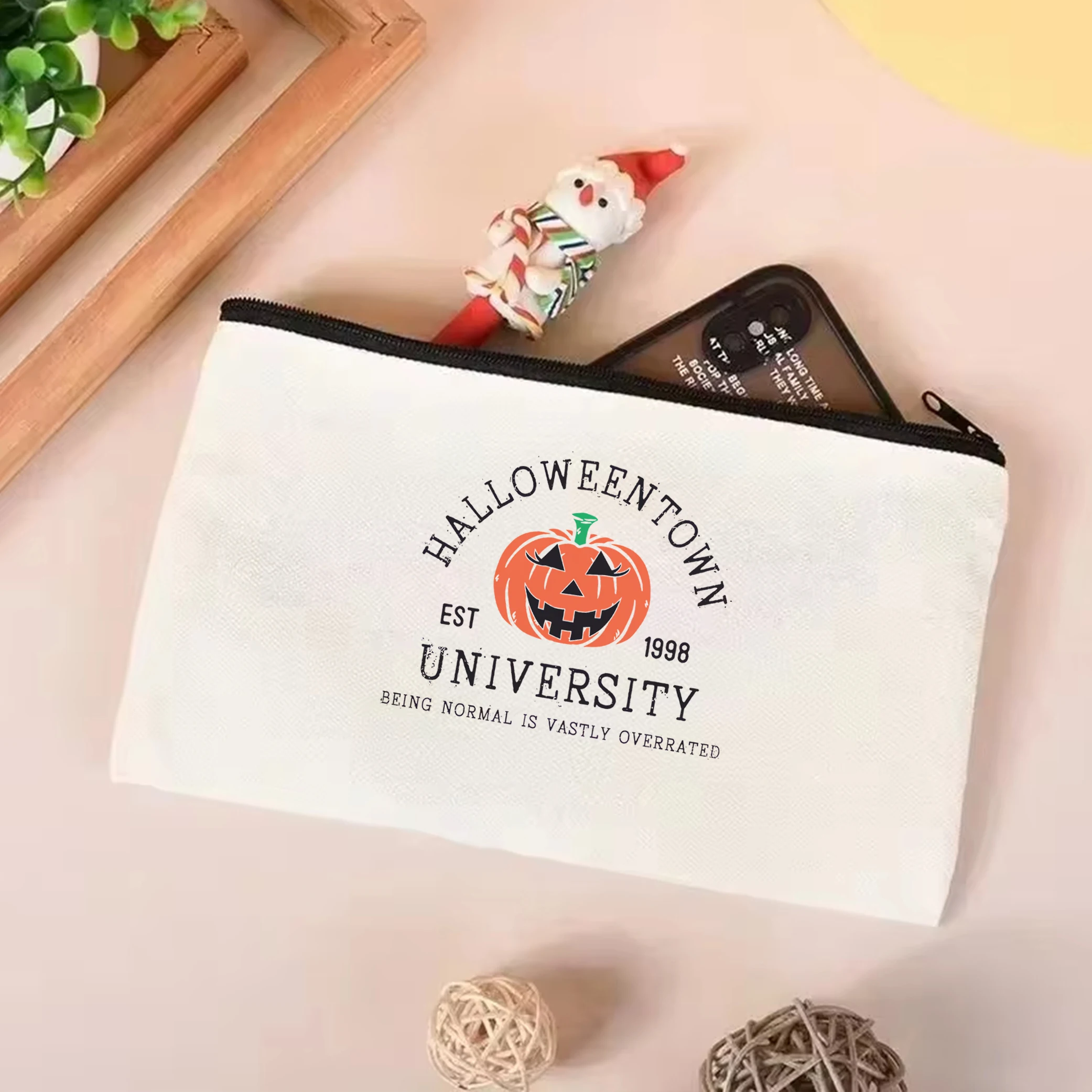 Halloweentown tote bag Halloweentown University 1998 candy storage bag holiday canvas shoulder bag iprintasty Halloween gift bag