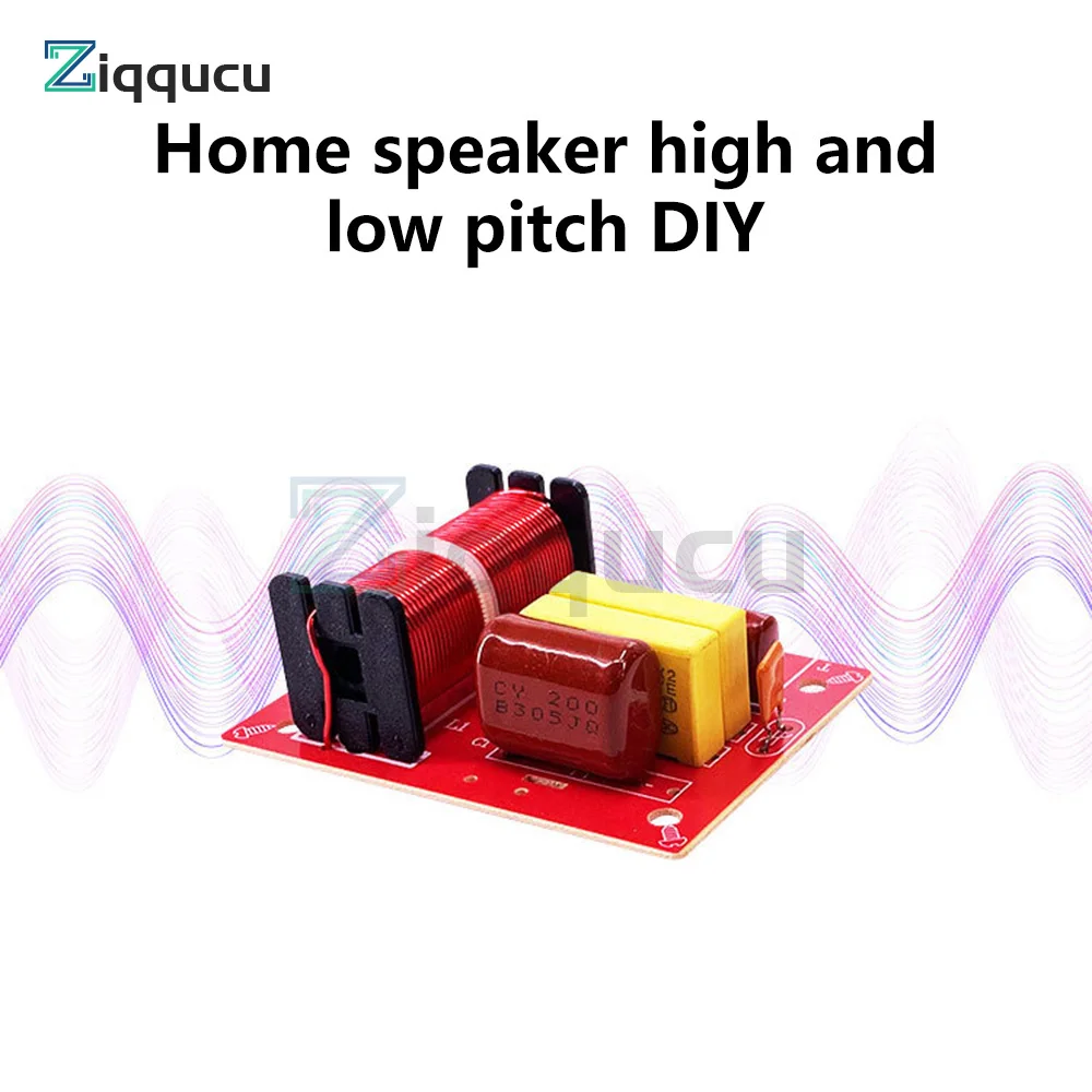 Speaker Frequency Divider Board 2 Way Treble Bass Hi-Fi Audio Crossover Filter Frequency Distributor DIY Module