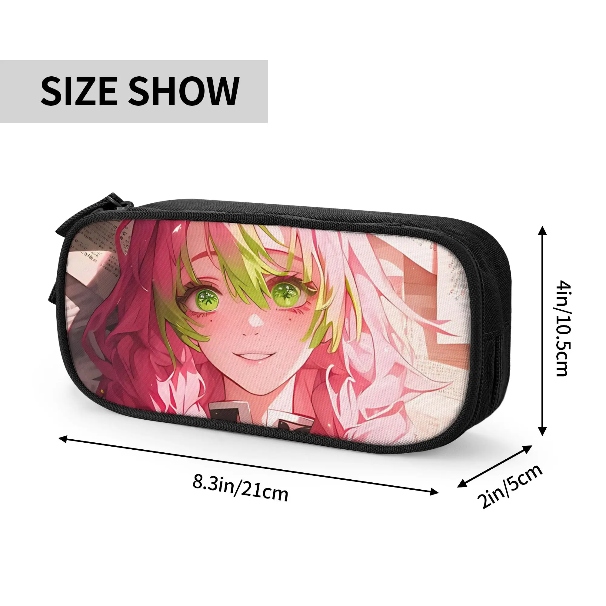 Custom Demon Slayer Large Capacity Bags for Child shounen manga School Pencil Bag for Boys Gilrs Kids
