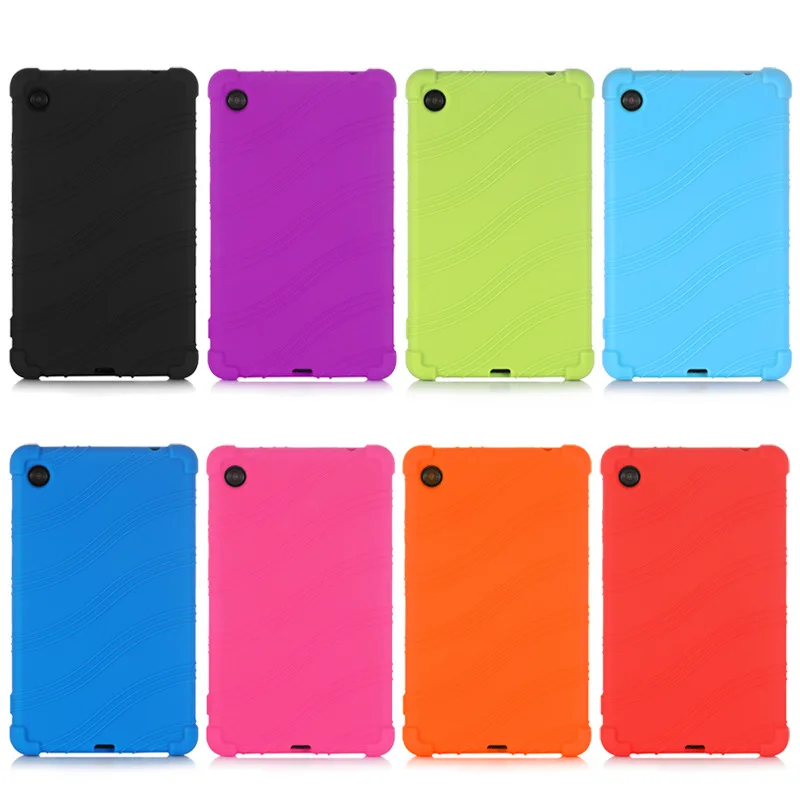 Soft Silicon Cover Case Shockproof Back Shell For Lenovo Tab M7 3rd Gen 2021 Models TB-7306F TB-7306X TB-7305F TB-7305X TB-7305I