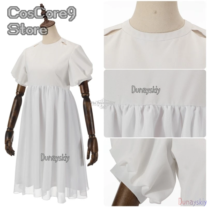 

Sua Cosplay kostüm White Dress For Women Halloween Party Cosplay kostüm Virtual Singer Stage Outfit For Women Anime Lolita Cos