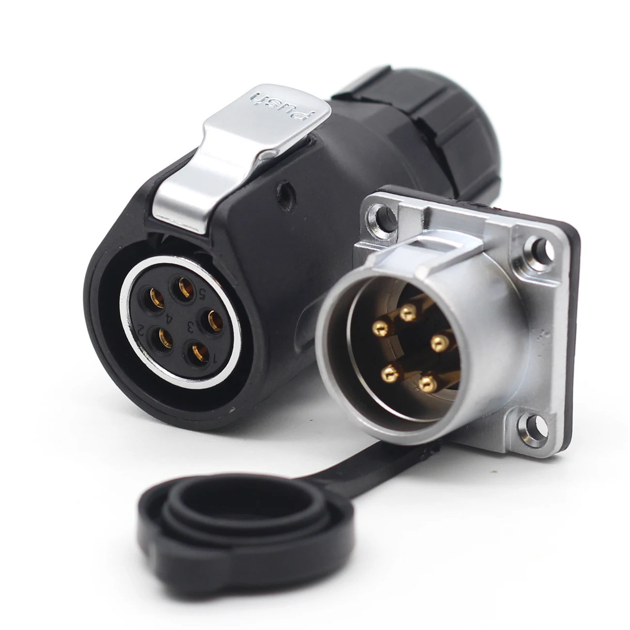 XHP20 Series 2-12Pin Waterproof Connector Panel Mount Connector Industrial Connector Male Female Plug And Socket