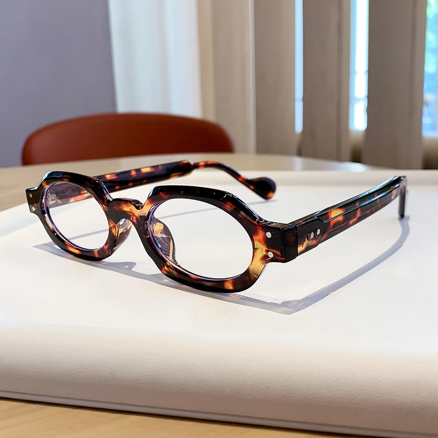1 Stück Damen-Brille, einfarbig, neuer Stil, Perlen, modisch, kleiner Rahmen, Katzenauge, Retro, vielseitig, lässig, geeignet für den täglichen Gebrauch, Intern – Detail 2