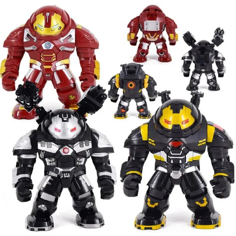 Big Size Character The Iron Hulkbuster Tony Stark Mk85 War Machine Model Building Blocks Enlighten Figure Toys For Children