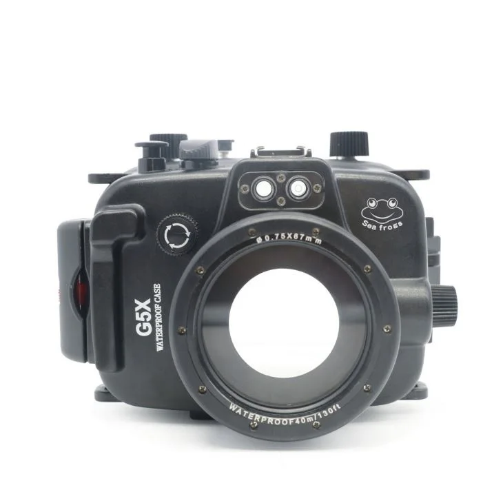 

40m / 130FT Underwater Waterproof Camera Housing Case for Canon G5X + 67mm Round Thread Diving Filter