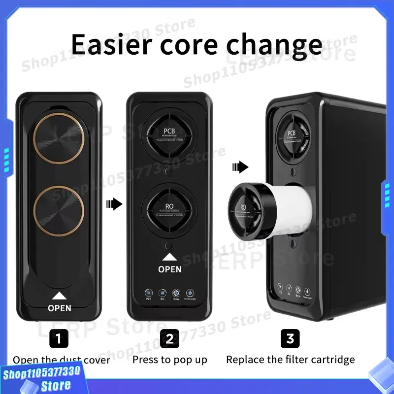 Wosfer 800GPD Reverse Osmosis Water Purifier Household Filter System Wholesale Price High Flow Rate Drinking Water Cleaner
