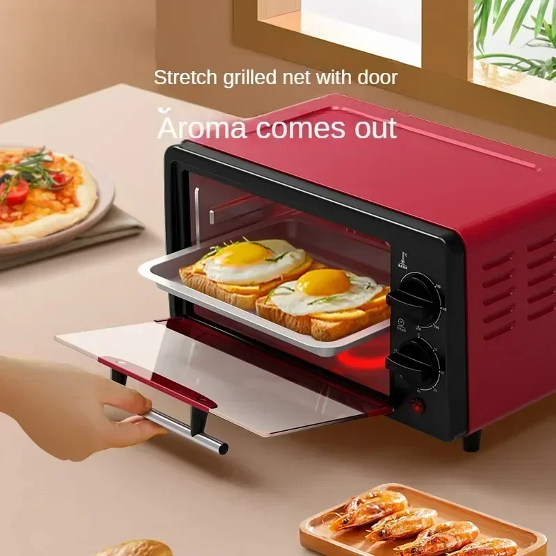 Household electric oven new 12 liter cake baking multifunctional small mini fully automatic new electric oven pizza