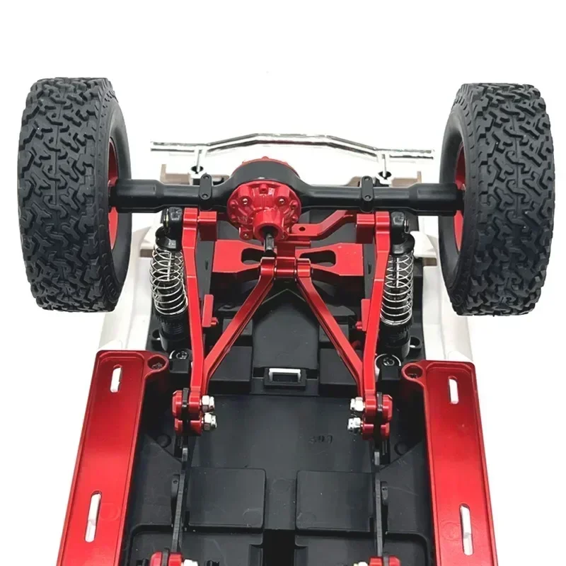 Metalen Chassis Link Rod Trekstang Mount Shock Mount Servo Beugel Set C64 1/16 RC Auto Upgrade Onderdelen Accessoires