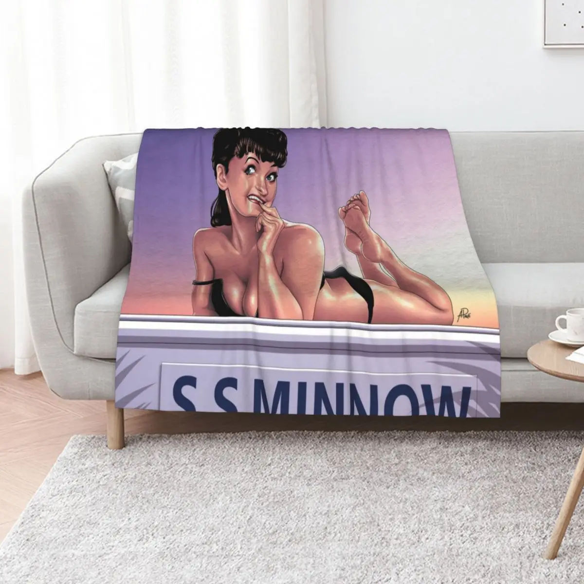 Mary ann Throw Blanket for winter Cute Luxury Brand Designers Decoratives Warm Blankets