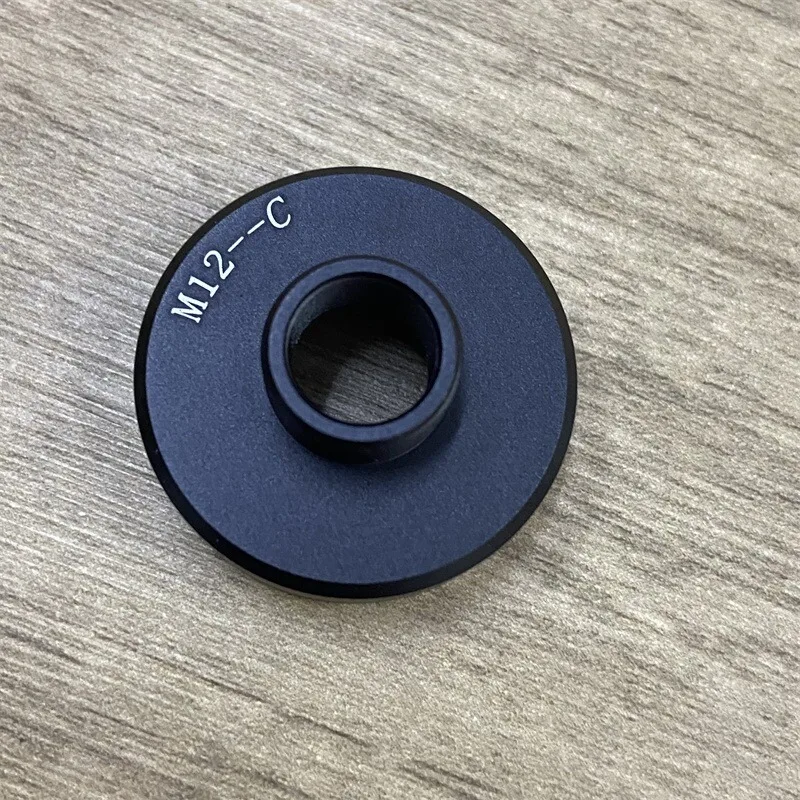 Picture 4: 1PCS M12x0.5 CCD Microscope Camera Lens C-mount RMS Lens Adapter Rings M12 to C mount Lens Adapter Tools
