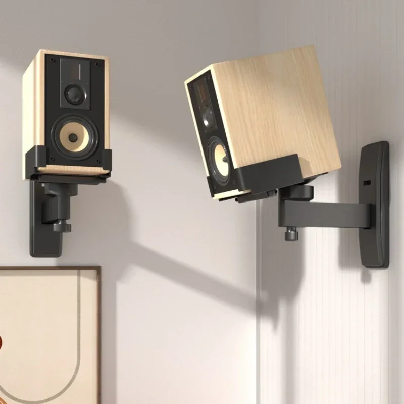 Speaker Wall Mount Bracket Wall Audio Ledge Adjustable Angle Surrounding Wall Hanging Rack HiFi Bookshelf Box