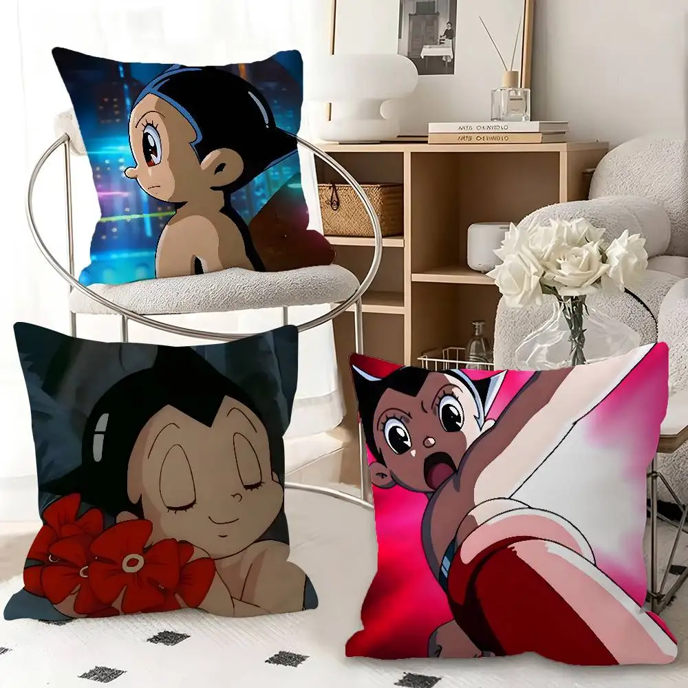 1pc AS-TRO BOY Pillow Case Fashion Square Pillowcase Bedroom Sofa Room Ins Decoration Leisure