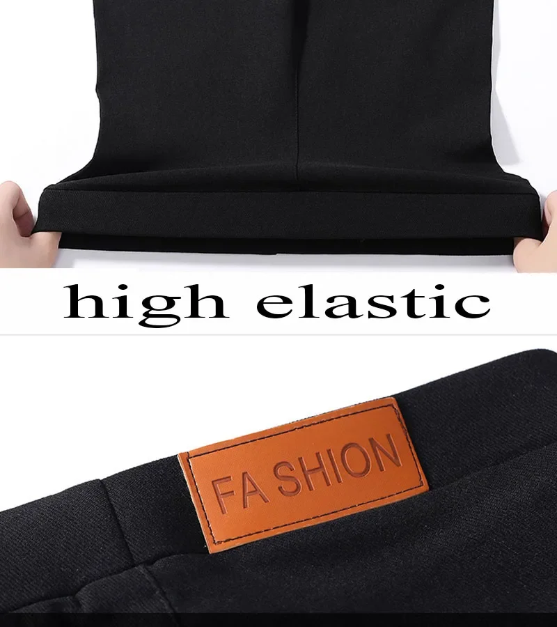 2026 Neue Herbst Schwarze Bleistifthose für Damen Koreanischer Stil Enge Stretch Büro-Damenhose Elegante Bequeme Knöchellange Jeans – Detail 2