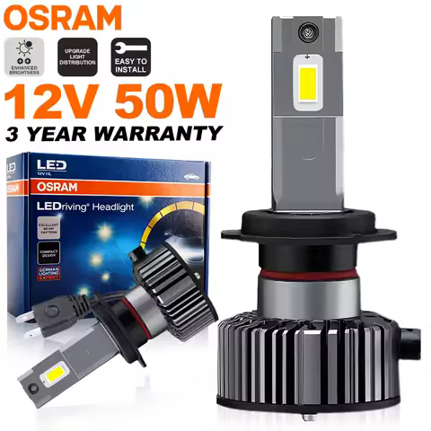 OSRAM High Power H4 H7 Led Headlight Bulb Car Lamp H8 H11 9005 9006 HB3 HB4 HIR2 Fog Light Turbo 6000K White 50W 100/Pair 12V