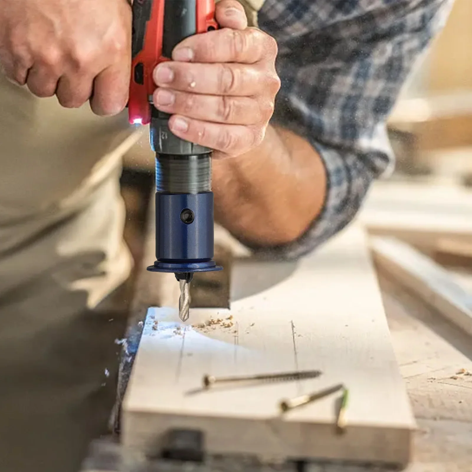 8mm Schaft Senkkopf Bohrer Holzbearbeitung Router Bit Core Limiter Bohrer Loch Opener Router Bit Holzbearbeitung Werkzeug