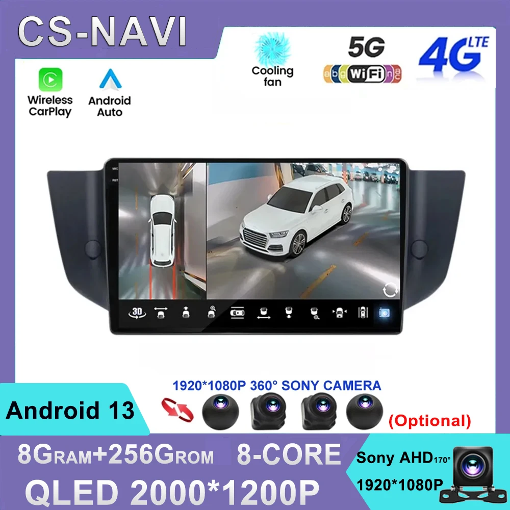 

For Rover Mg 6 Roewe 550 2009-2016 QLED Android 13 8G+128GB Car Radio Multimedia GPS Navigation Player Stereo Unit Carplay AUTO