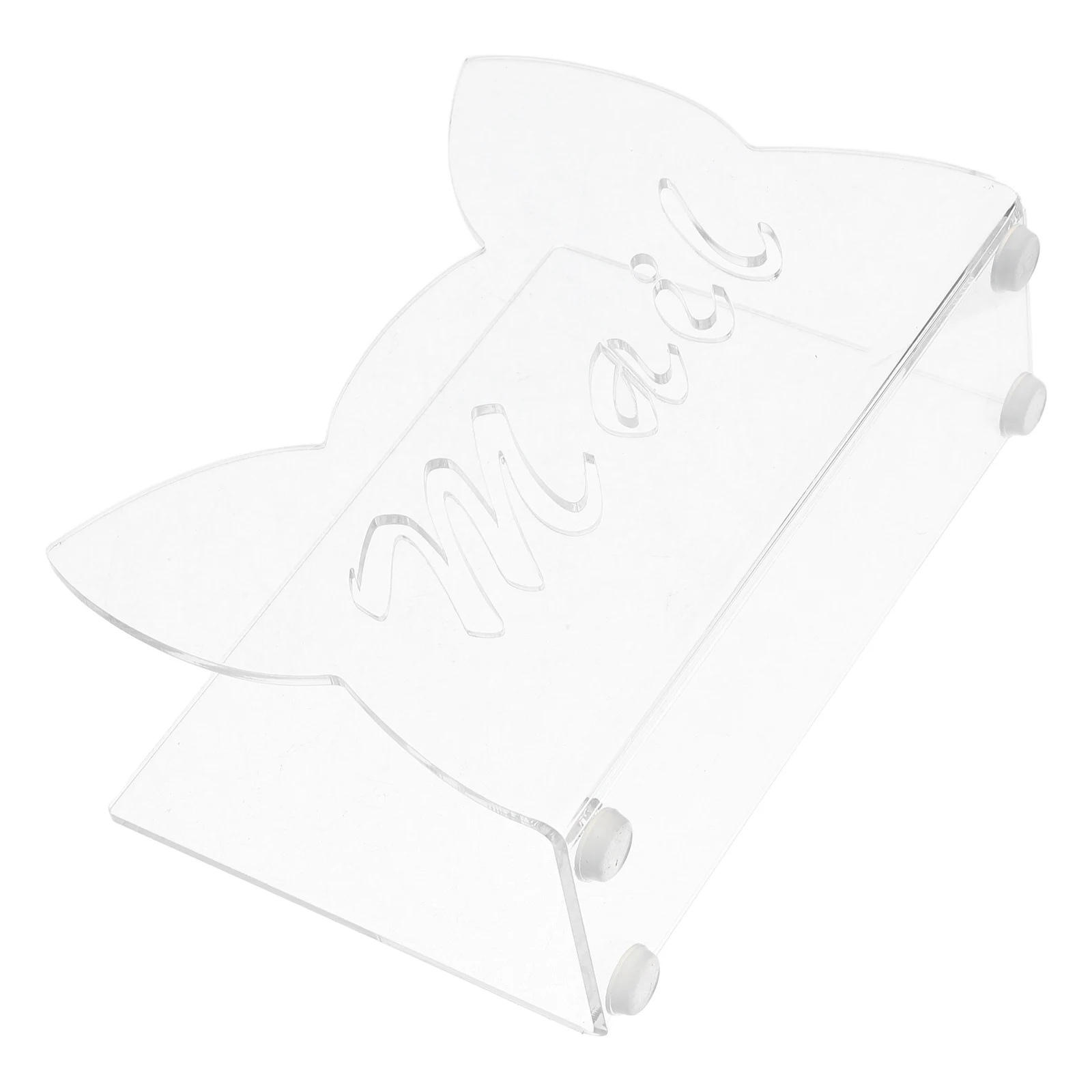 

Work Desk Mail Organizer Desktop Letter Holder File for Home Transparent Document