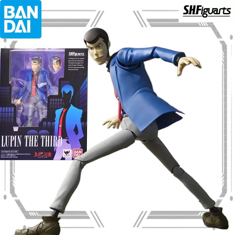 بانداي الأصلي أطقم منمذجة LUPIN الثالثة وFUJIKO MINE أنيمي عمل نموذج لجسم ToysModel هدايا للأولاد صندوق رسم التعبئة