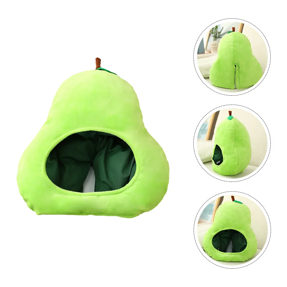 Fragrant Pear Hat Party Photo Props Headband Funny Headwear Shaped Headgear Fruit Pillow Hats Favor Festival Cap Cartoon Stage