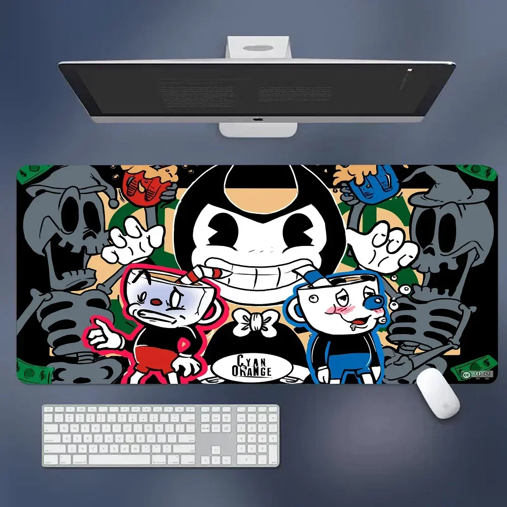 Cuphead High Quality Customized Laptop Gaming Mouse Pad Size For Gameing World Of Tanks CS GO Zelda