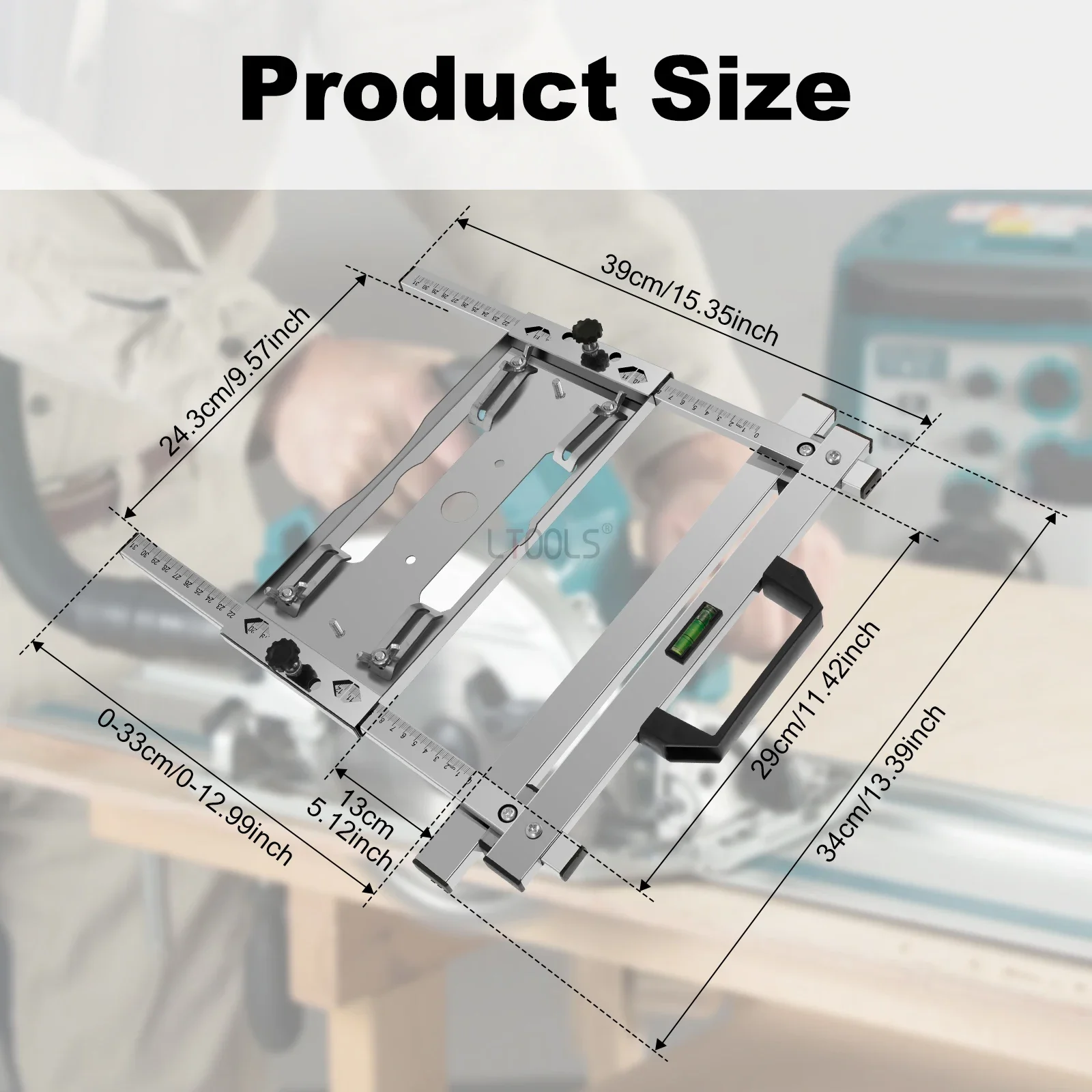 Imagem -05 - Máquina de Corte Multifuncional de Posicionador Guia de Borda Segurança Woodworking Table Saw Circular Saw Aço Inoxidável