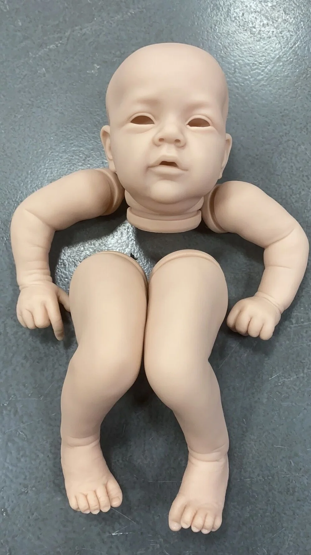 22inch Reborn Doll Kit Mary Ann By Limited Sold out Edition Soft Vinyl Doll Parts with Body and Eyes Handmade DIY Blank Doll Kit