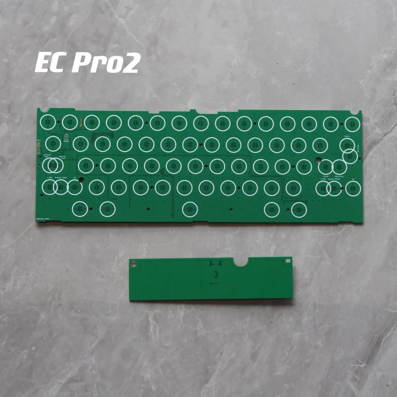 EC PRO2 HHKB Layout Topre Style PCB Capacitive switch Keyboard mod VIA Support