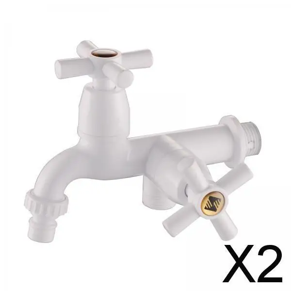 2X Washing Machine Water Faucet Outlet Garden Tap for Home Garden Style A