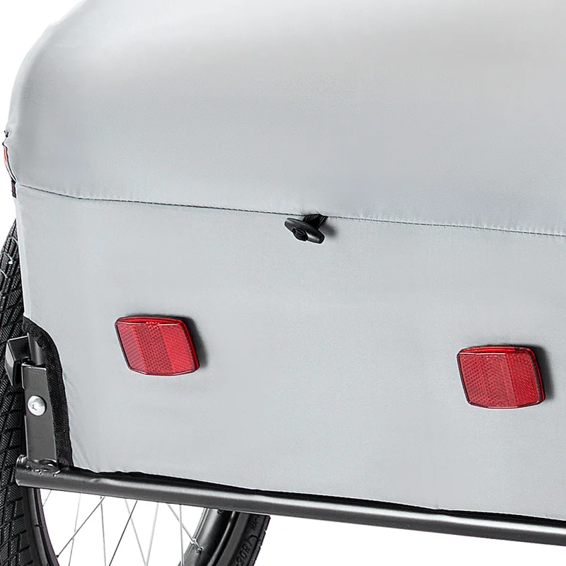 Heavy-Duty Bicycle Wagon Cart, 100 Lbs Load Capacity,Foldable Compact Storage,16