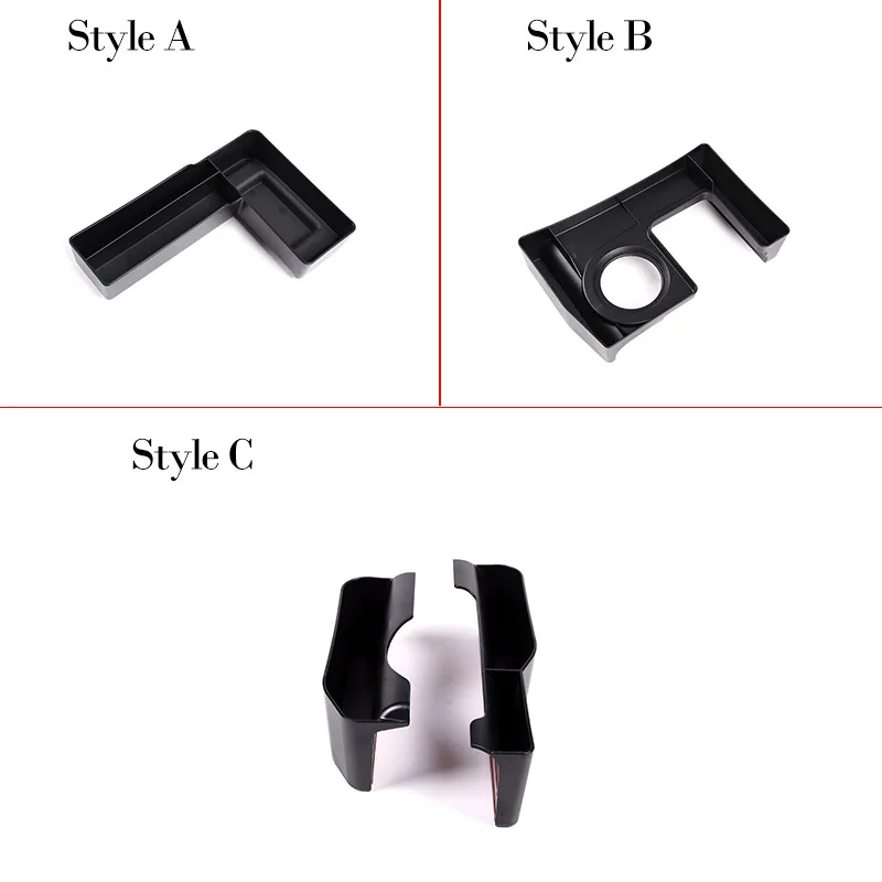 LHD For Toyota FJ Cruiser 2007-2021 Black Car Center Console Gear Side Storage Box Phone Box Car Interior Accessories