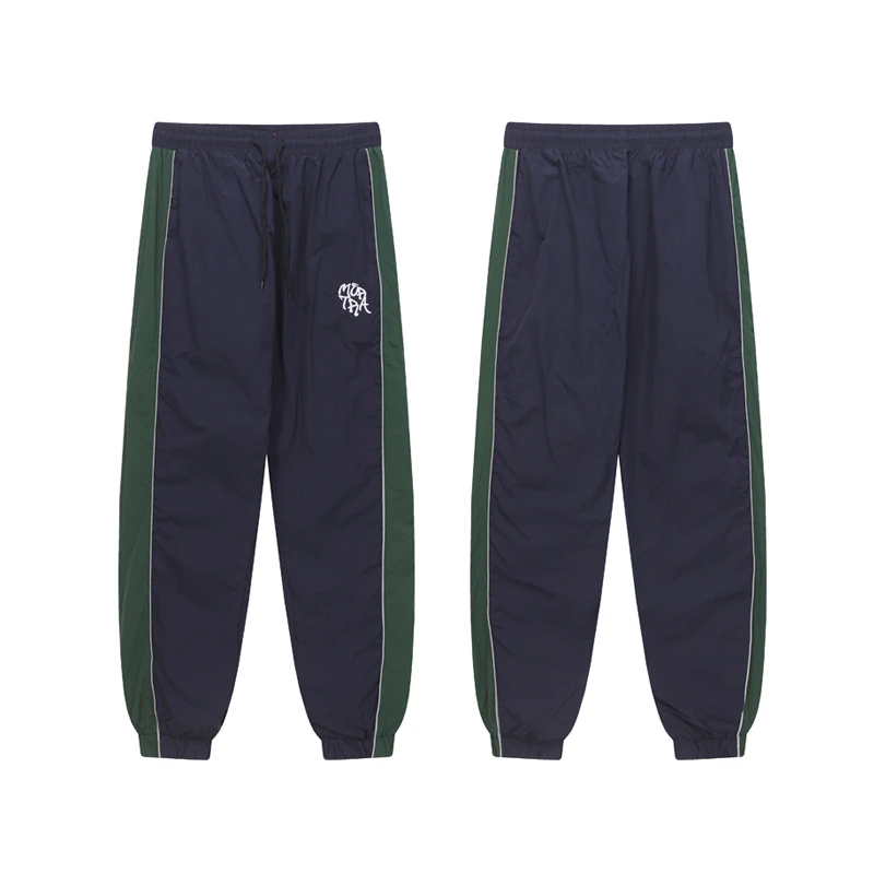 

Новые брюки Mertra, универсальные повседневные спортивные штаны для мужчин и женщин, брюки в американском стиле ретро с вышивкой логотипа, сращенные цвета