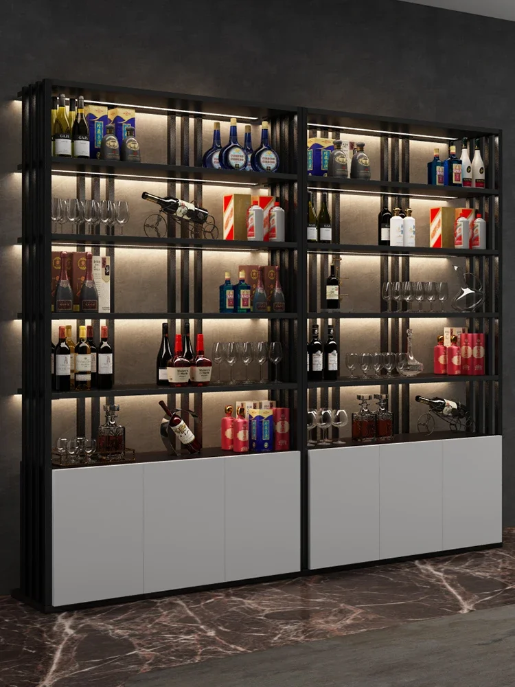 

Легкая роскошная винная полка, стеллаж для хранения, напольная витрина, шкаф для гостиной, бытовой винный шкаф, ресторан