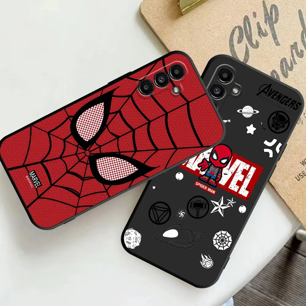 Marvel Sipider man Phone Case for Samsung Galaxy A71 A05 A05s A41 A04s A20e A01 A70 A03s A50 A03 Core A51 A04e A10 A10s Cover