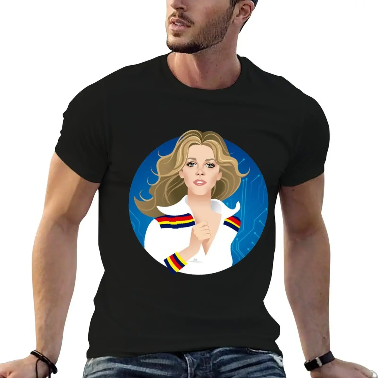 The Bionic Woman T-Shirt shirts graphic tees anime stuff men tshirt