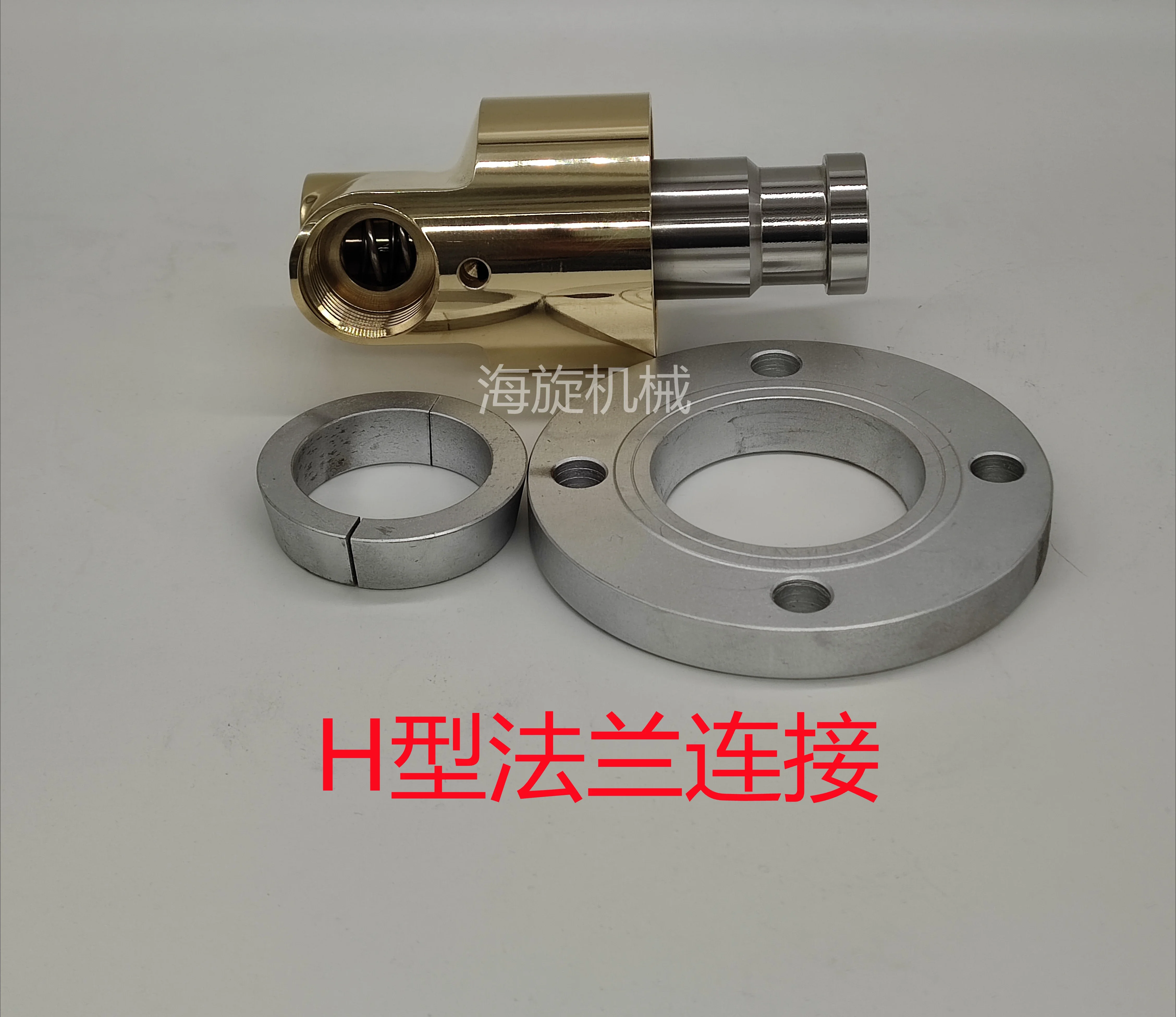 Durable H-type high-pressure, high-temperature, high-speed 360 degree cooling water air oil copper rotary joint