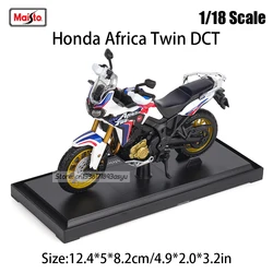 Maisto 1:18 Honda Africa Twin DCT die-casting motorcycle model alloy collection hobby toy gift off-road motorcycle