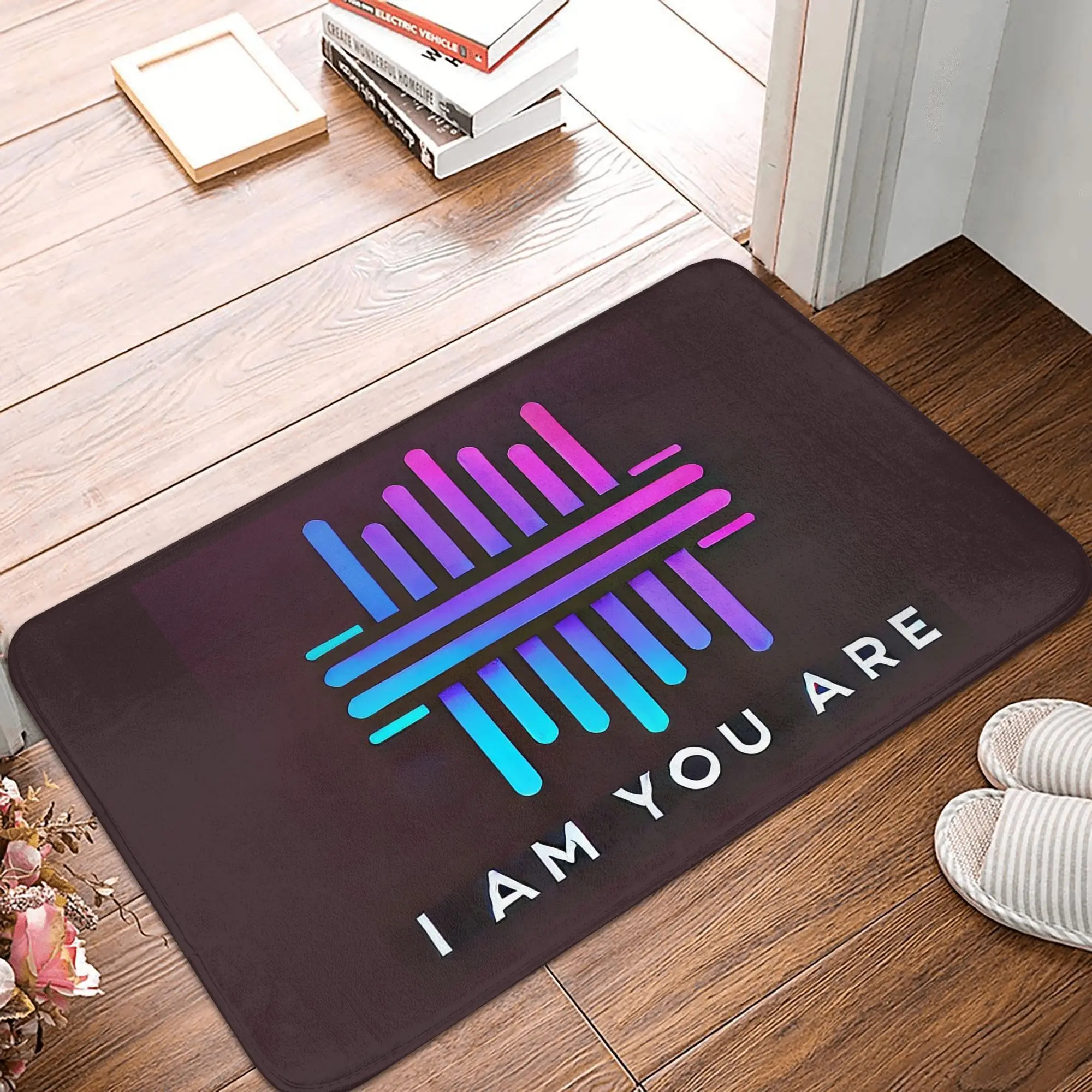 I Am You Are 2025 Non-slip Doormat Floor Mat Sand Scraping Carpet Rug for Kitchen Entrance Home Bedroom Footpad Mats