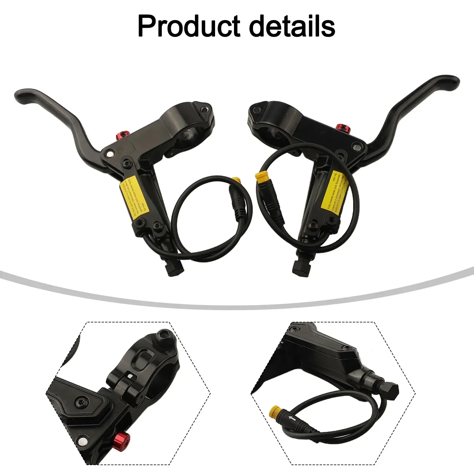 For Bafang E-bike 2pin Brake Handle E-bike Motor Brake Lever For E-bike Motors 22mm Handlebar Integrated Cylinder Structure