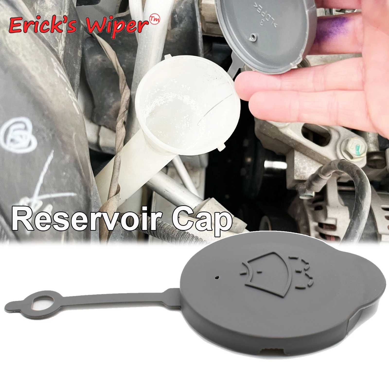 

Erick's Wiper Windscreen Wiper Washer Fluid Reservoir Bottle Lid Cap Cover For Nissan Micra K13 2011-2016 289131HA3A 28913-1HA3A