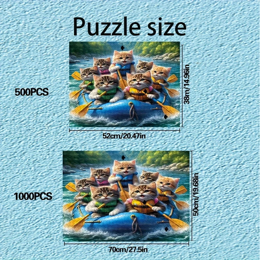 500/1000ピース 高品質 大人向けパズル |   ストレスを軽減する楽しい家族向けゲーム、誕生日、クリスマス、ハロウィーン、ギフトに最適です。