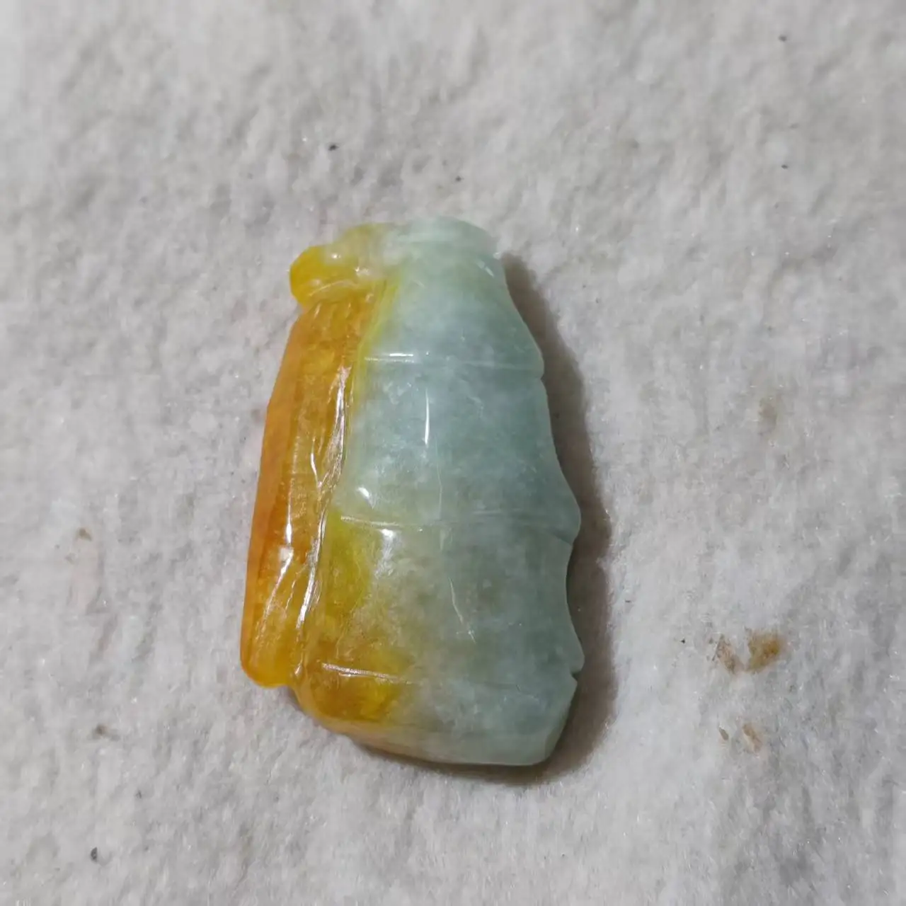 1pcs/lot Natural Jadeite Jade Carved Chinese Classical Pendant Plant leaves fruits Purple green beautiful jewelry folk-custom