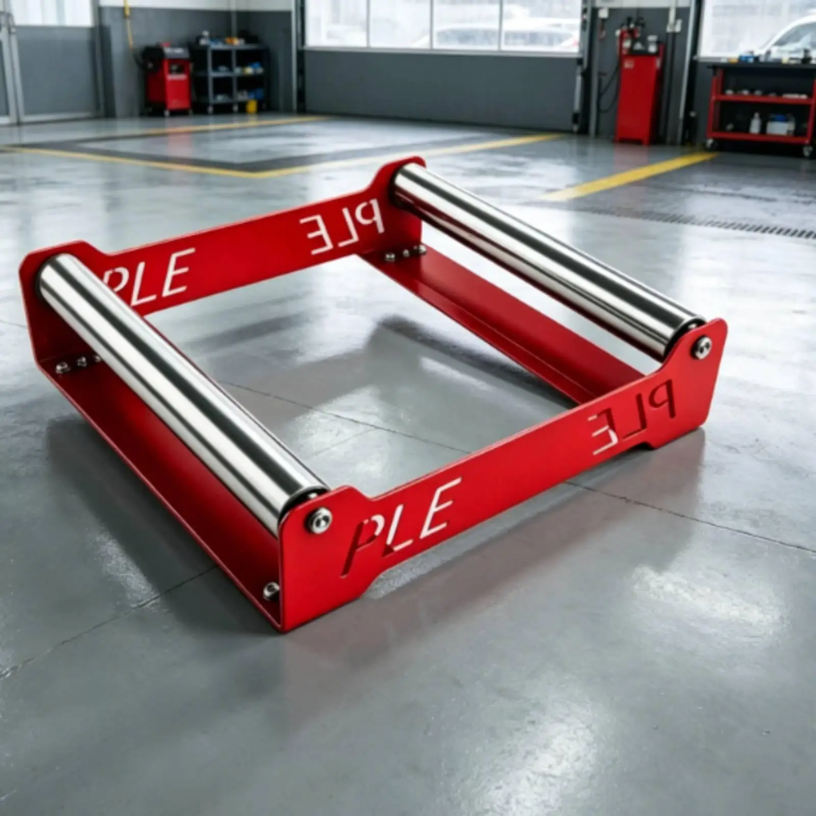 Durable Tire Cleaning Rack Rotating Metal Frame Wheel Holder Stand for Shop Display and Tire Maintenance Tool - view 6