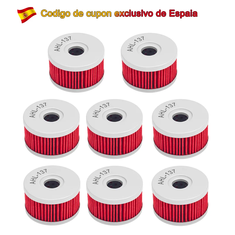 Piezas de motocicleta filtro de aceite para Suzuki DR500 SP500 DR650 LS650 XF650 DR750 DR800 16510-37440 16510-37450 para motocicleta CCM 644