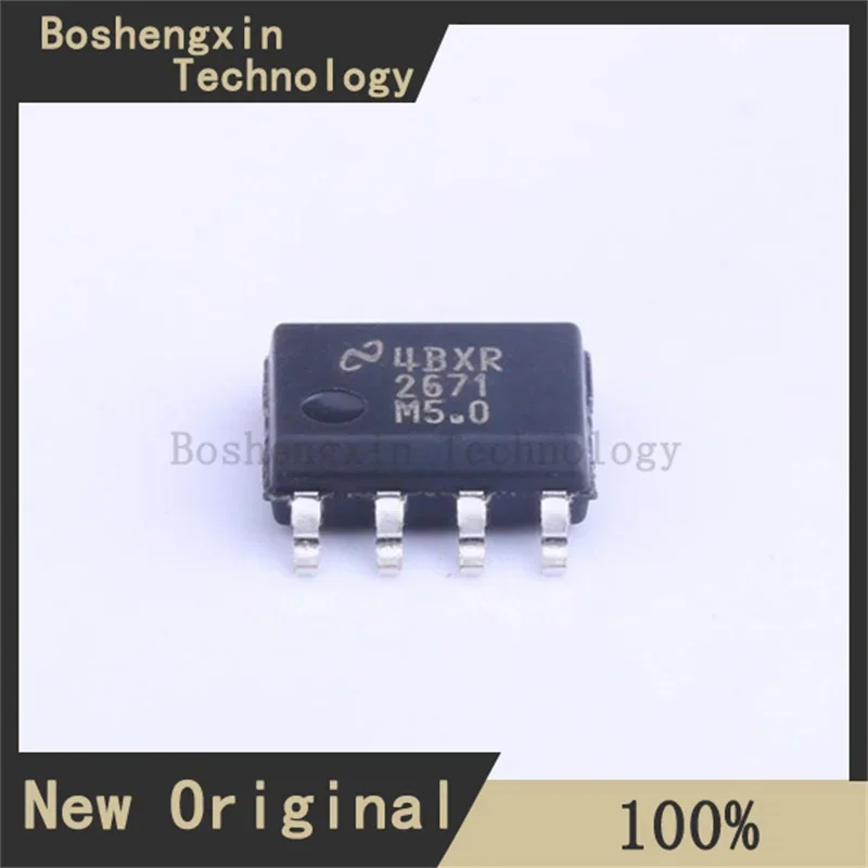 1Pcs LM2671MX-5 8V to 40V, 500mA SIMPLE SWITCHER® Step-Down Converter with 5 External Components SOIC-8  LM2671